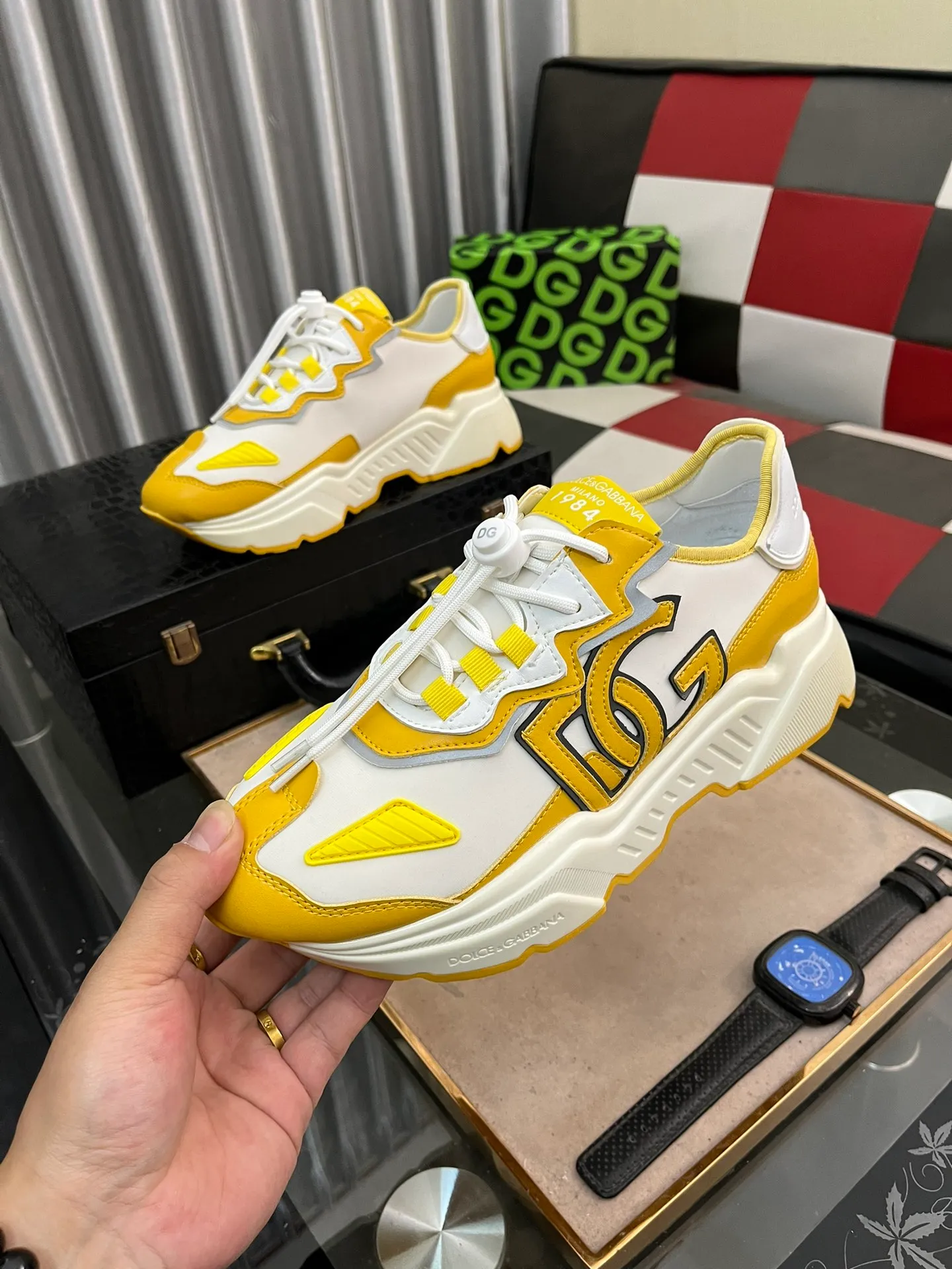 Men's shoes 💰480⌚️⌚️[DG] The most fashionable and original uppers, casual shoes make walking more convenient and comfortable, sports casual men's shoes, perfect 1:1 replica [color] compared with official quality, all use the original. Create a fashionable personality to highlight your uniqueness😎! Code number: 38-44